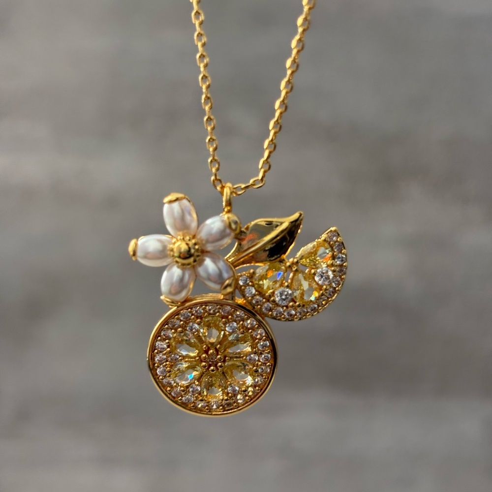 Kate Spade Fresh Squeeze Cluster Pendant Necklace - Picture 3 of 5